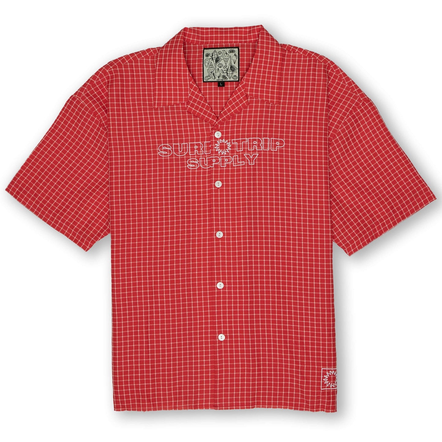 Red Button Up