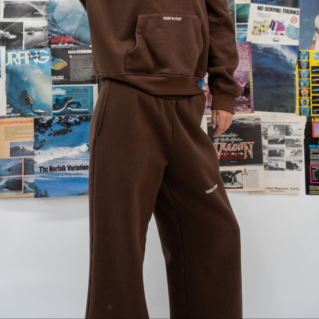 Brown Sweat Pants