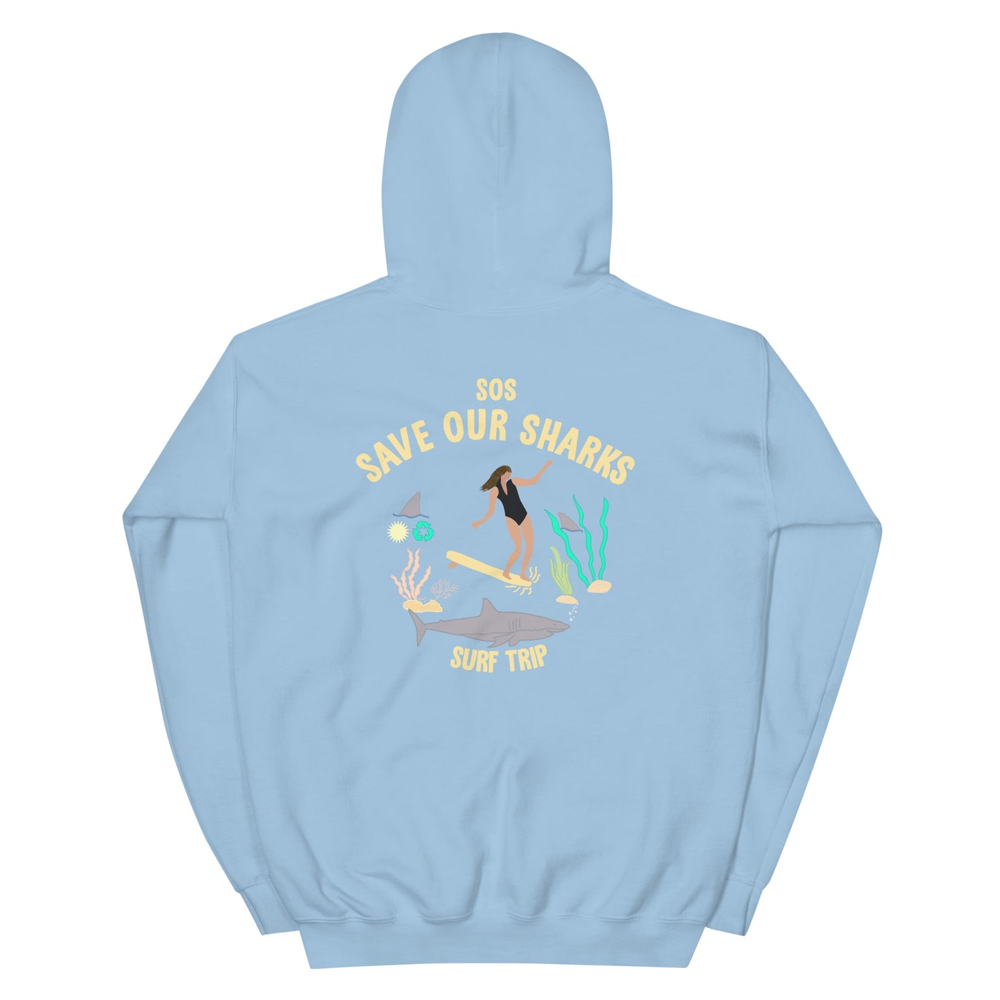 Shark Hoodie - Surf Trip Supply