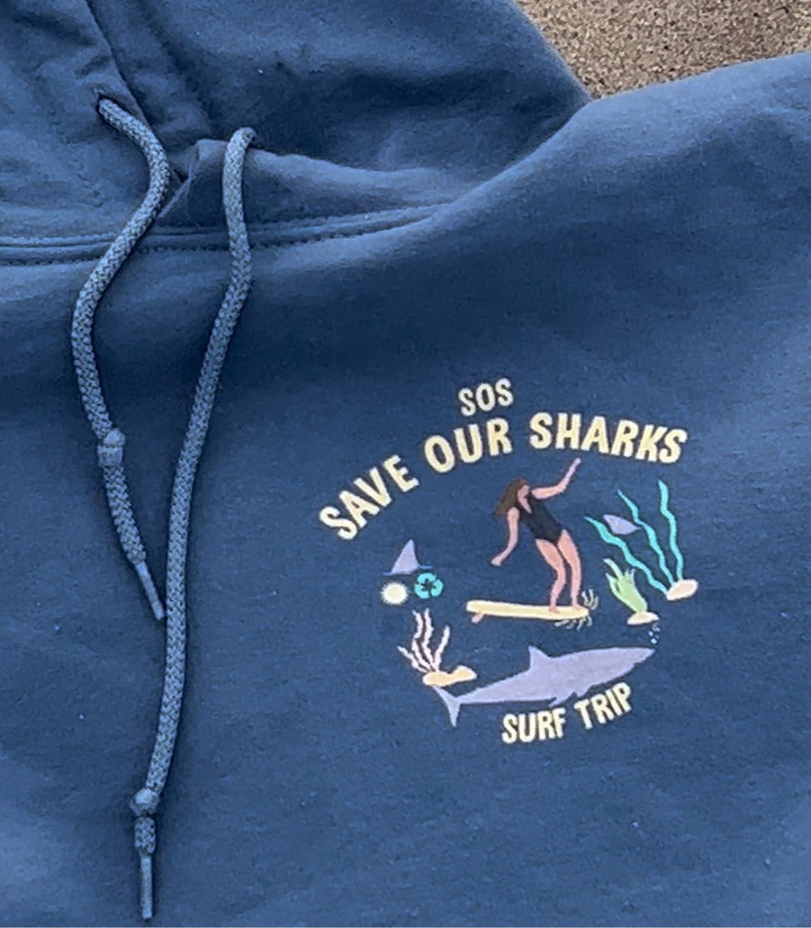 Shark Hoodie - Surf Trip Supply