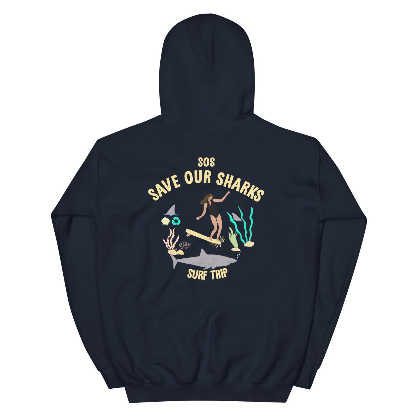 Shark Hoodie - Surf Trip Supply