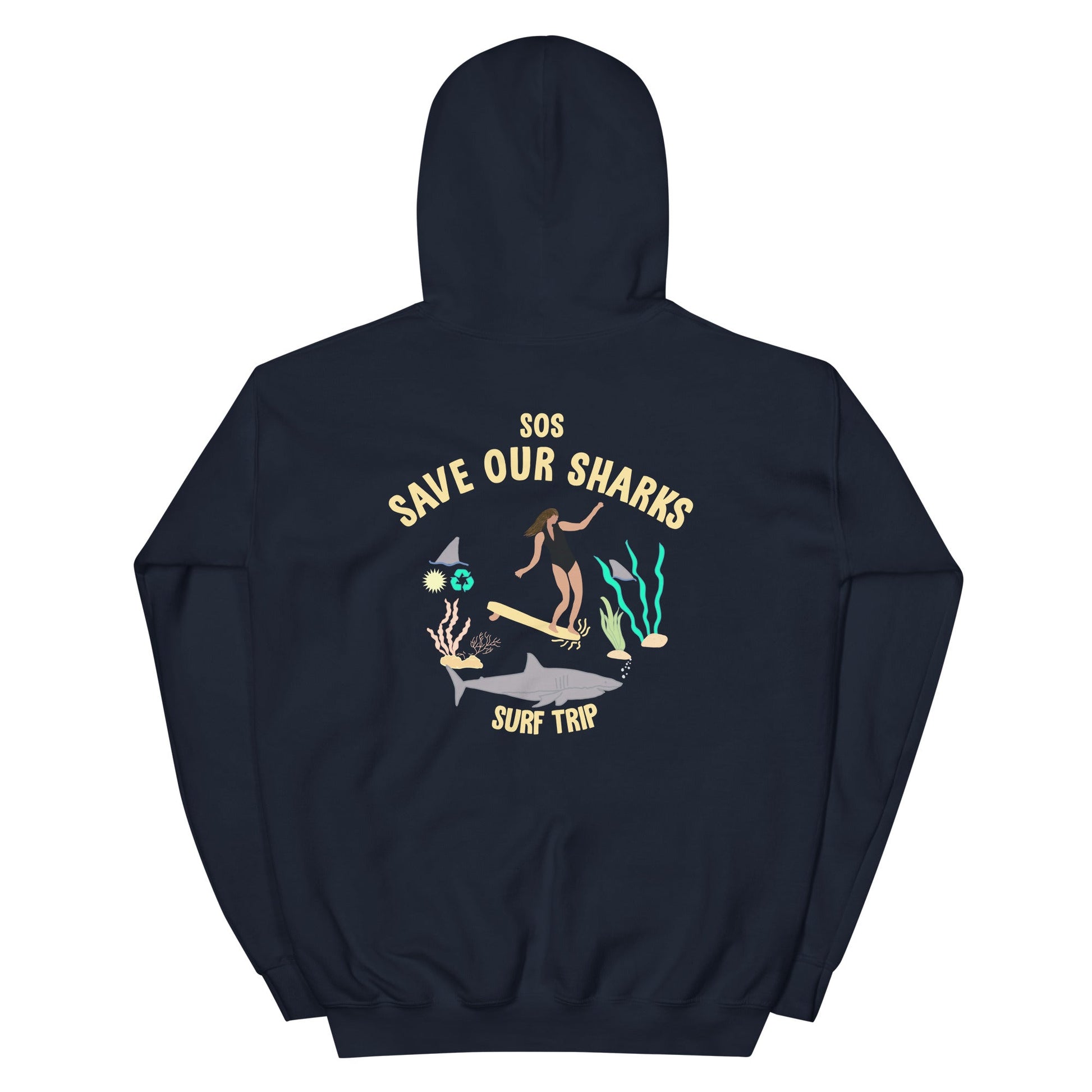 Shark Hoodie - Surf Trip Supply