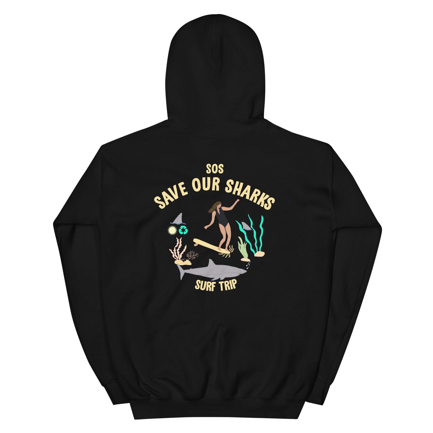 Shark Hoodie - Surf Trip Supply