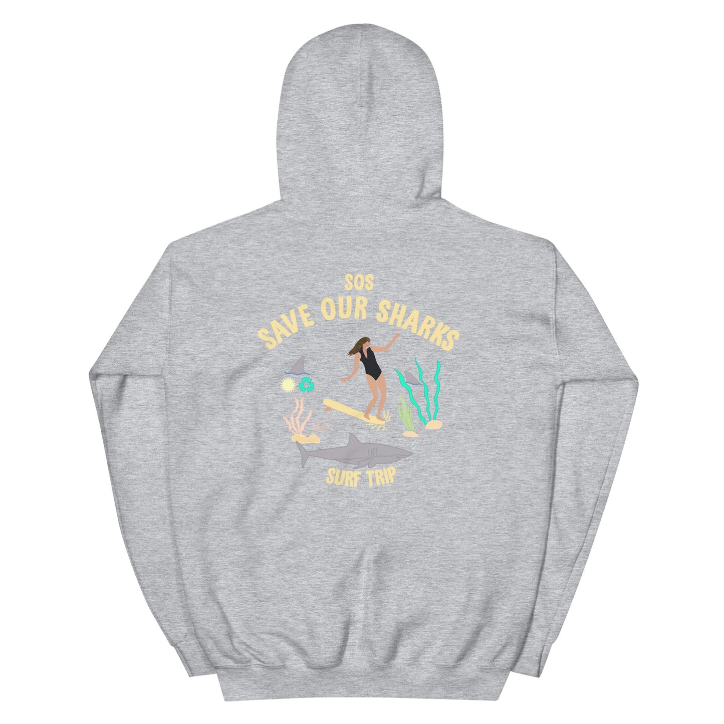 Shark Hoodie - Surf Trip Supply
