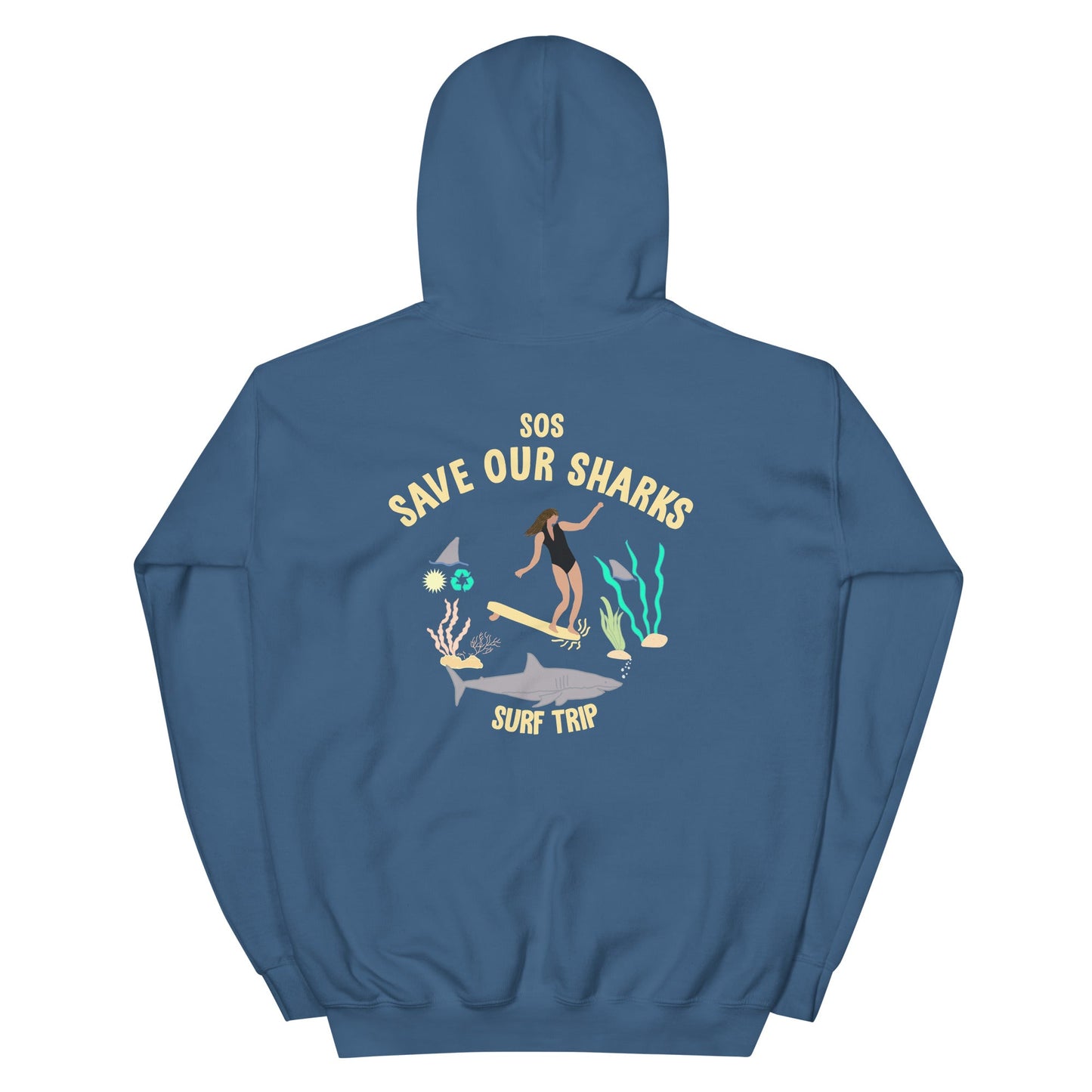 Shark Hoodie - Surf Trip Supply