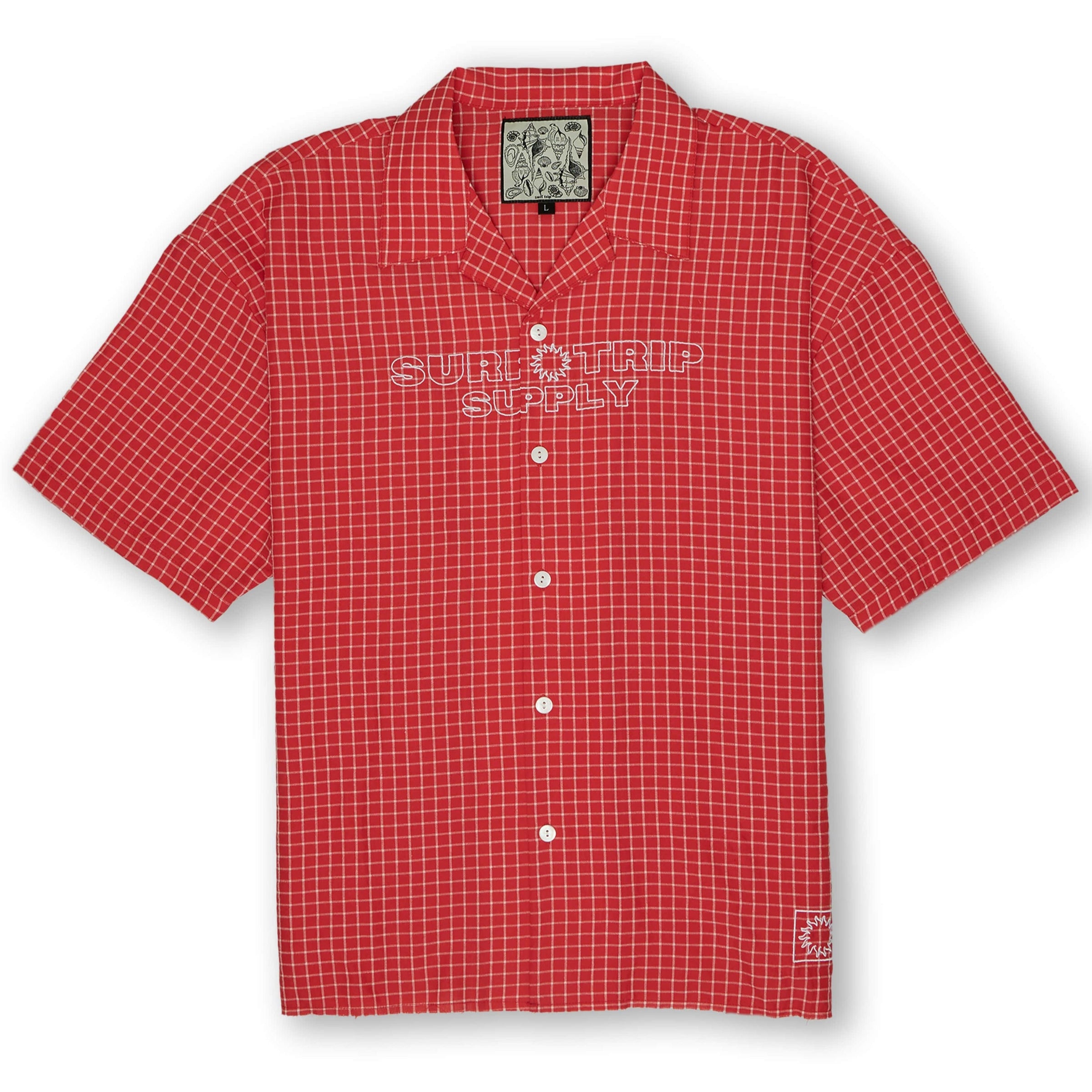Red Button Up
