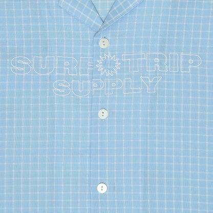 Blue Button Up