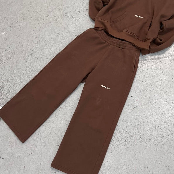 Brown Sweat Pants