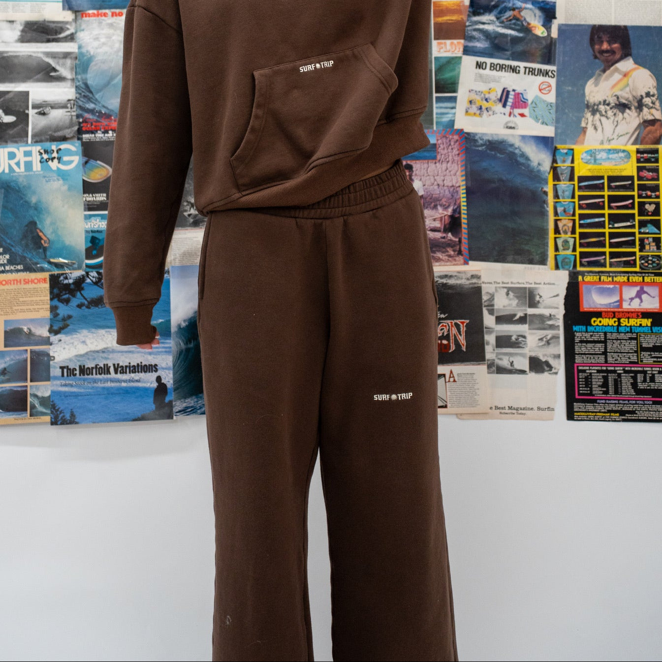 Brown Sweat Pants