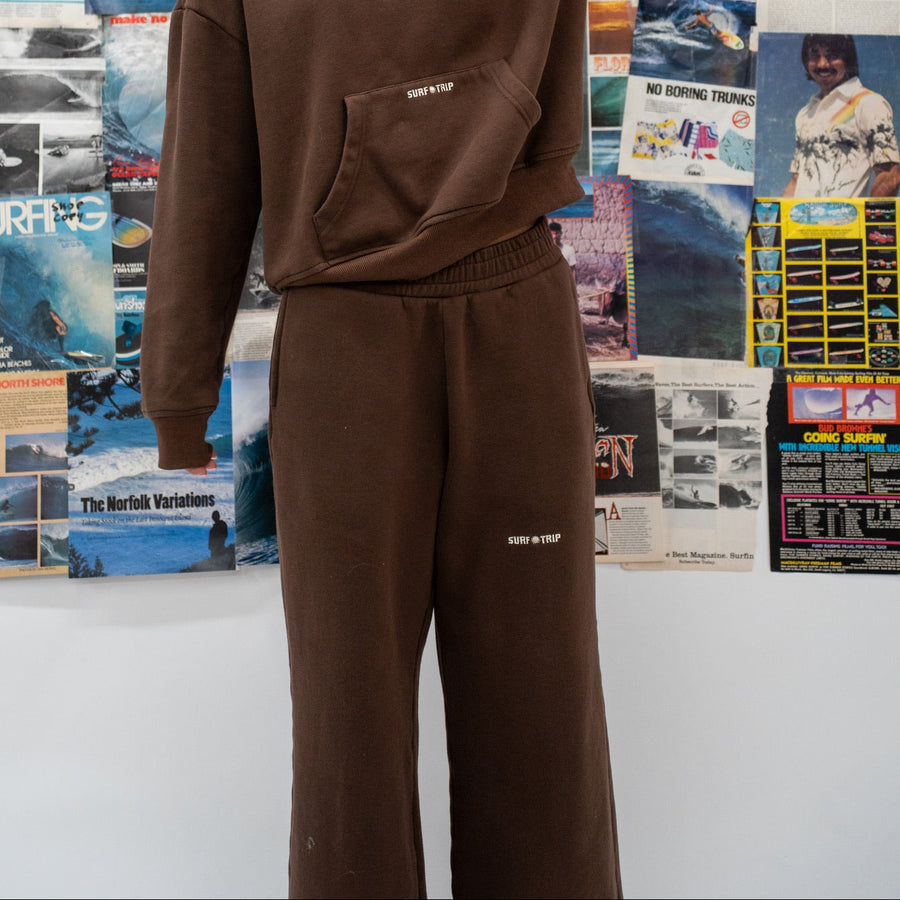 Brown Sweat Pants