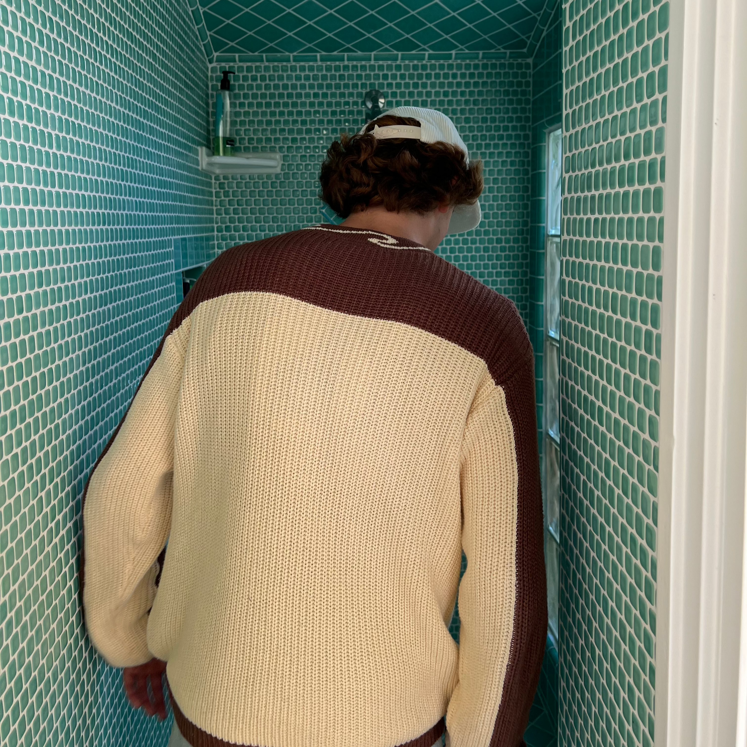 Shark Knit Sweater Brown