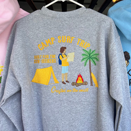 Camp Surf Trip Crewneck