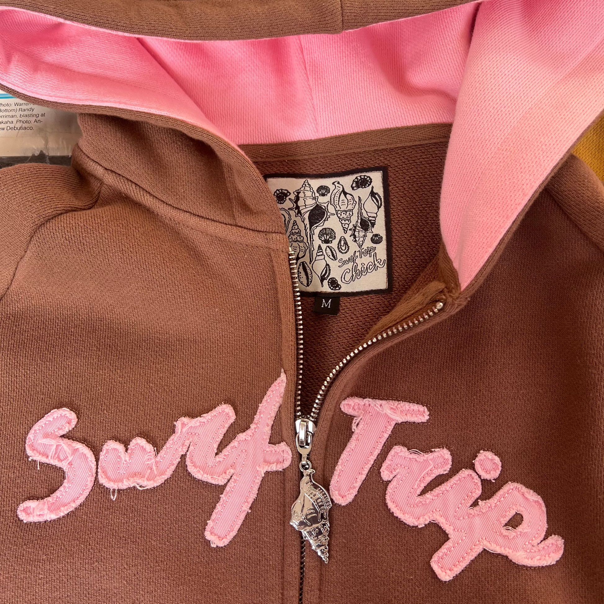Sea Shell Zipup Hoodie – Surf Trip Supply Sea Shell Zipup Hoodie – Surf Trip Supply