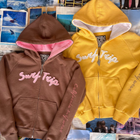 Sea Shell Zipup Hoodie Butter