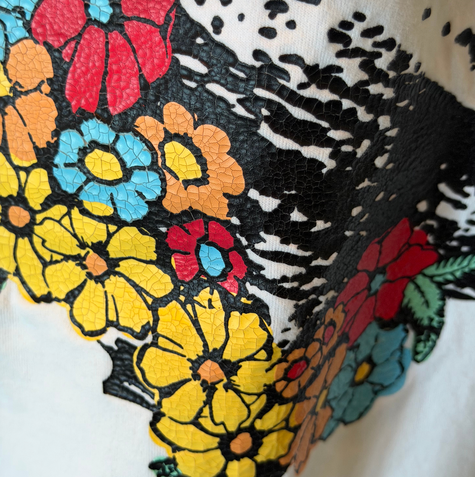 Cracked Print Shirt