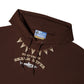 Shark Embroidered Hoodie Brown - Surf Trip Supply