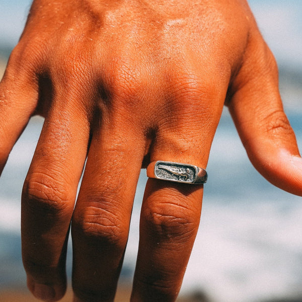 サーファーストリート人気【Bahgsu Jewels】Hammered Bandリング サーファーストリート人気【Bahgsu Jewels】Hammered Bandリング
