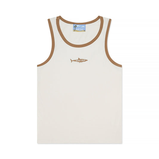 Shark Tank Top Brown - Surf Trip Supply