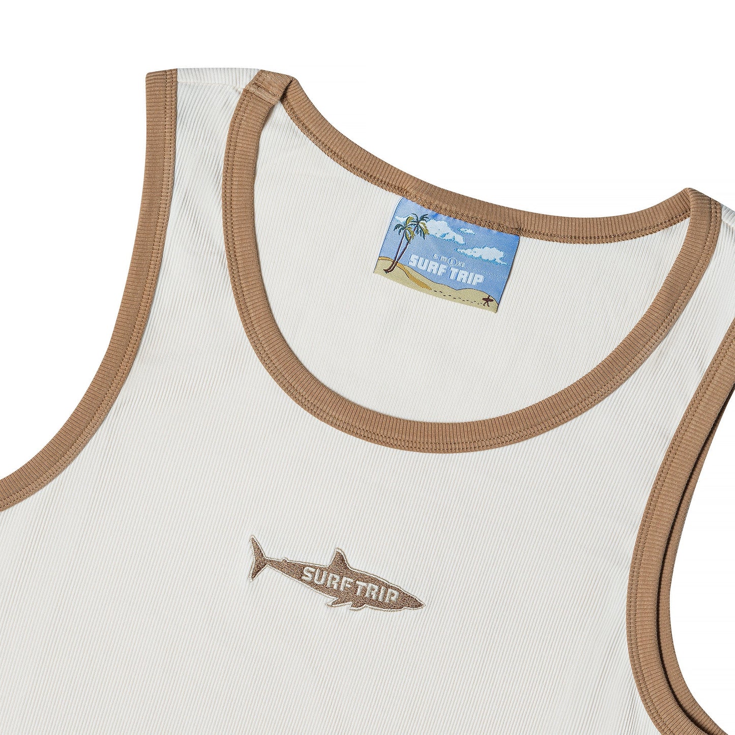 Shark Tank Top Brown - Surf Trip Supply