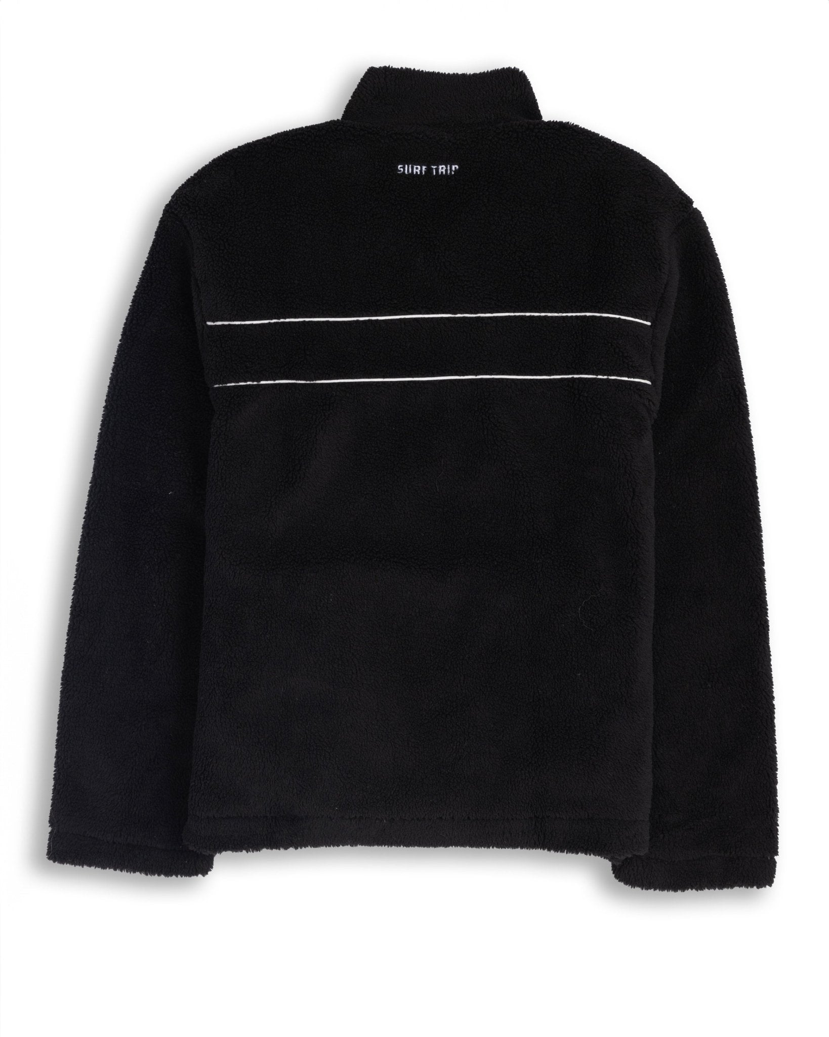 Sherpa Jacket Black PREORDER - Surf Trip Supply