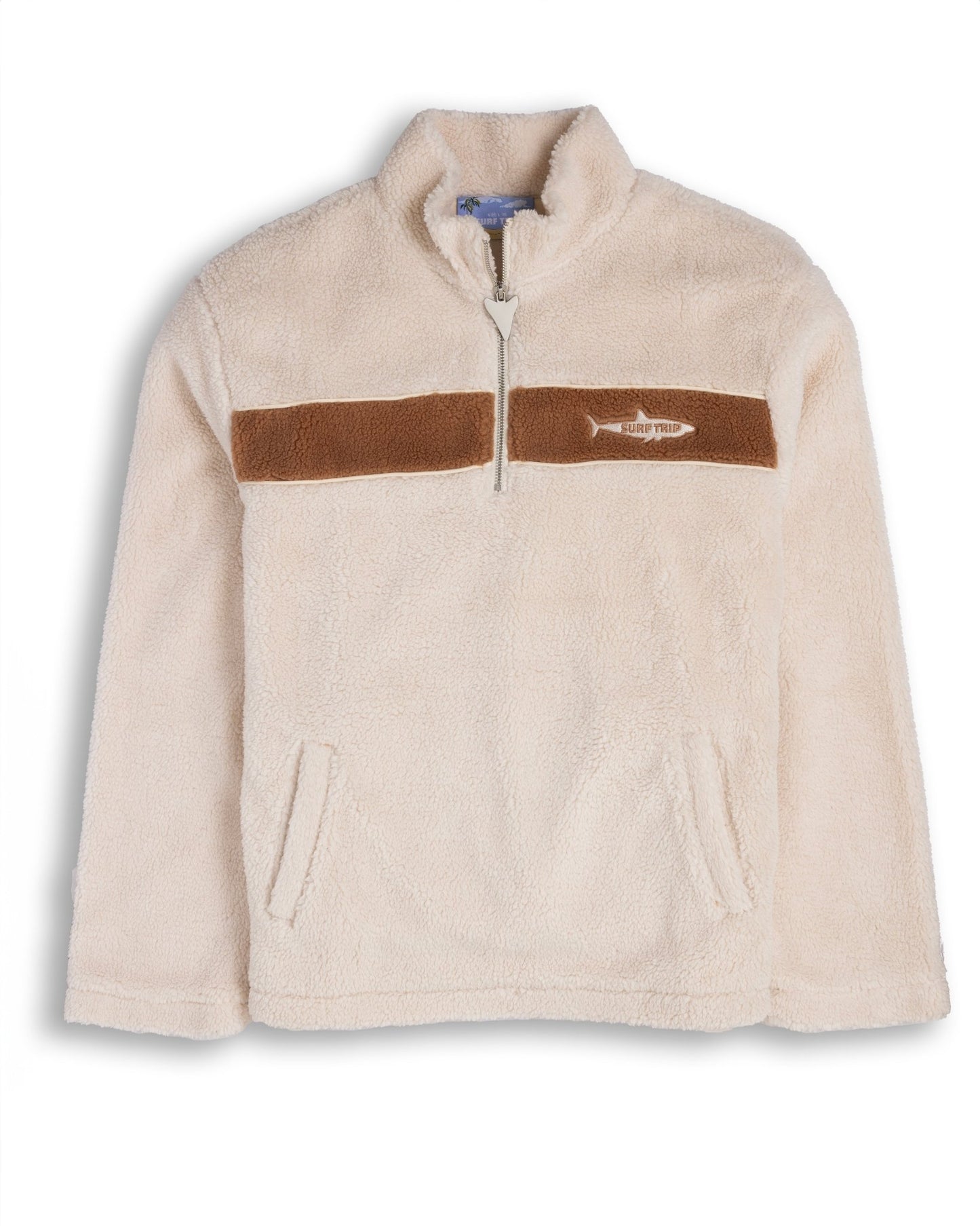 Sherpa Jacket Cream PREORDER - Surf Trip Supply