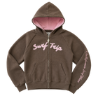 Sea Shell Zipup Hoodie Chocolate