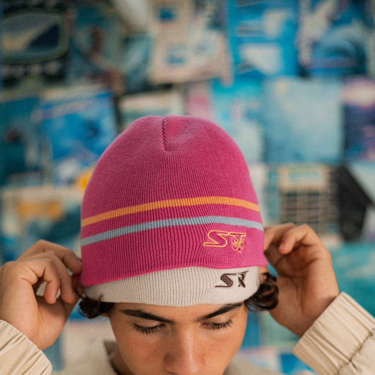 Teddy Beanie Pink