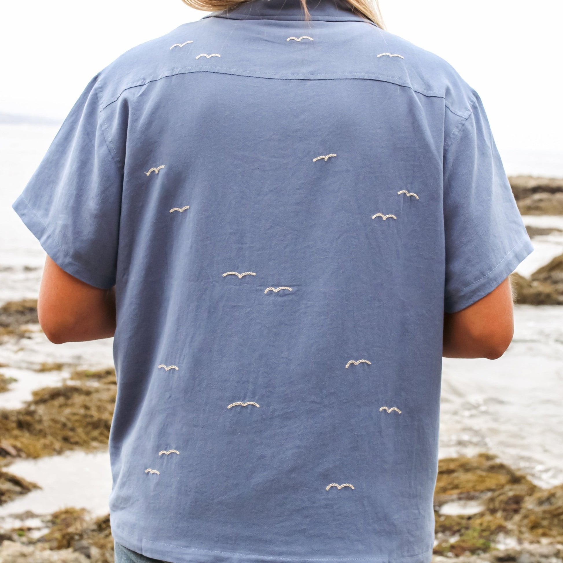 Yacht Day Button Up Blue - Surf Trip Supply