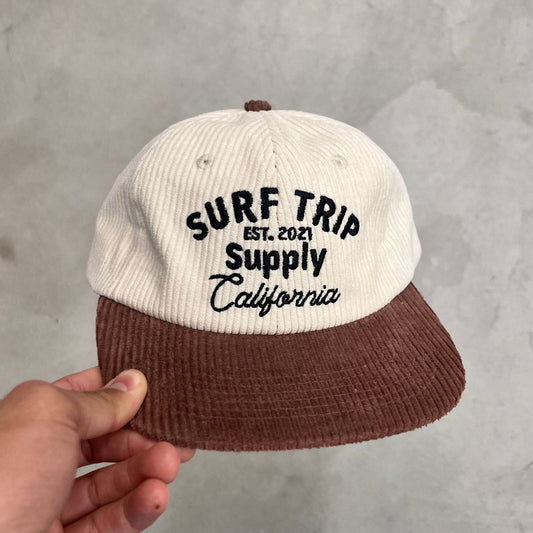 Brown Corduroy Hat - Surf Trip Supply