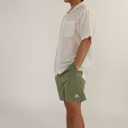 Camp Surf Trip Trunks Sage Green - Surf Trip Supply