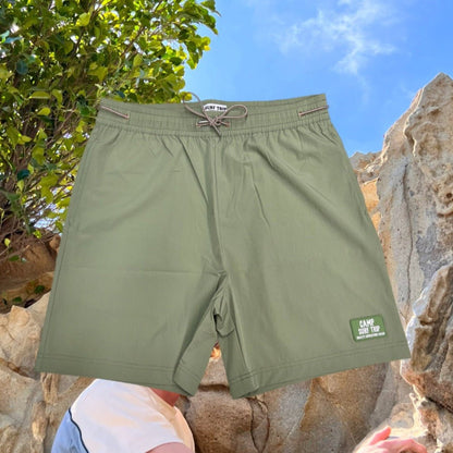 Camp Surf Trip Trunks Sage Green - Surf Trip Supply
