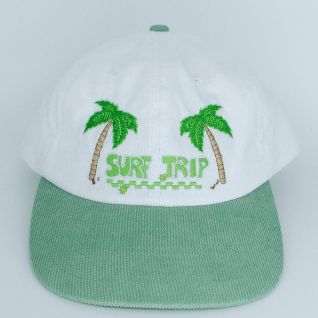 Palm Paradise Corduroy Hat - Surf Trip Supply