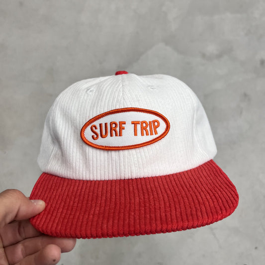 Red Corduroy Hat - Surf Trip Supply
