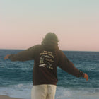Shark Embroidered Hoodie - Surf Trip Supply