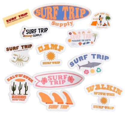 Sticker Pack - Surf Trip Supply