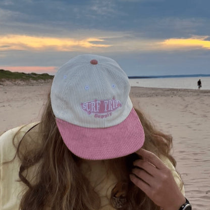 Strawberry Dreams Corduroy Hat - Surf Trip Supply